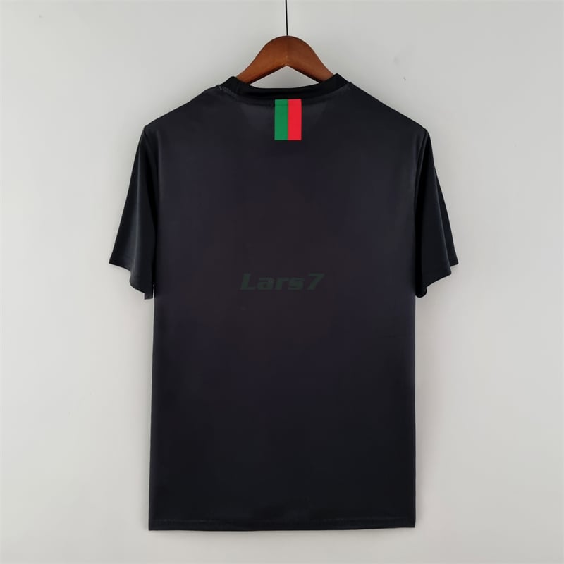 camiseta de portugal negra