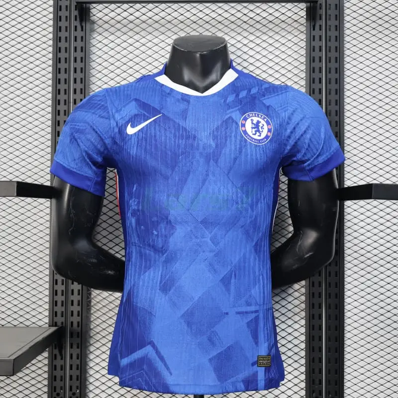 Camiseta Chelsea 1ª Equipación 2025/2026 Azul (EDICIÓN JUGADOR)
