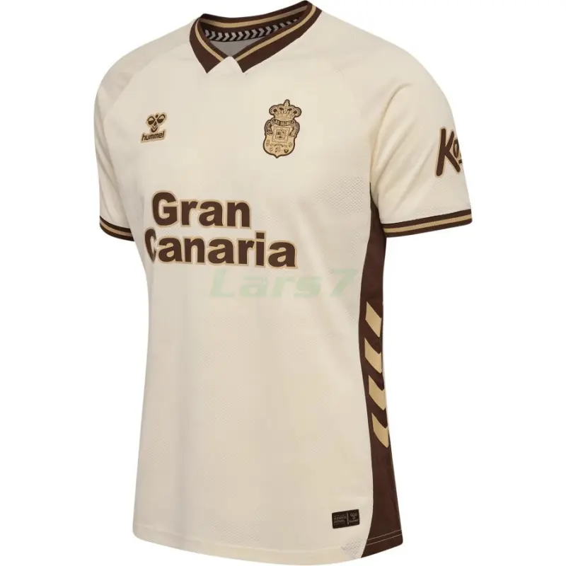 Camiseta Las Palmas 3ª Equipación 2025/2026 Beige con Parche La Liga