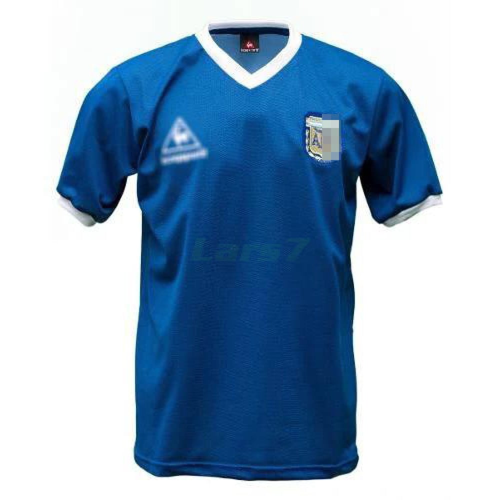Acerca de la configuración Desgastar llamada Camiseta Argentina 2ª Equipación Retro 1986 - LARS7.COM