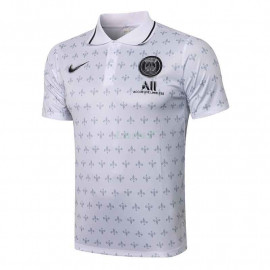 Polo PSG 2021/2022 Letra Estampado Blanco