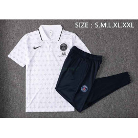 Polo PSG 2021/2022 Letra Estampado Blanco