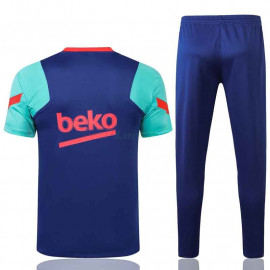 Camiseta de Entrenamiento Barcelona 2021/2022 Azul/Verde
