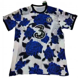 Camiseta de Entrenamiento Chelsea FC 2021/2022 Azul Estampado Flor