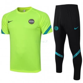 Camiseta de Entrenamiento Inter De Milan 2021/2022 Kit Verde Fluorescente