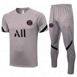 Camiseta de Entrenamiento PSG 2021/2022 Gris Claro