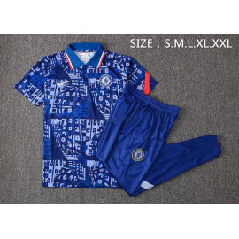 Polo Chelsea FC 2021/2022 Kit Estampado Azul