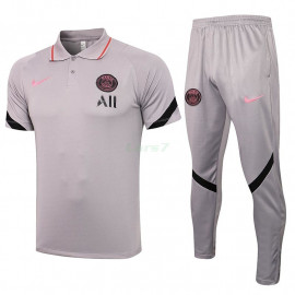 Polo PSG 2021/2022 Gris Claro