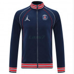 Chaqueta PSG 2021/2022 Cuello Alto Azul Marino/Rojo