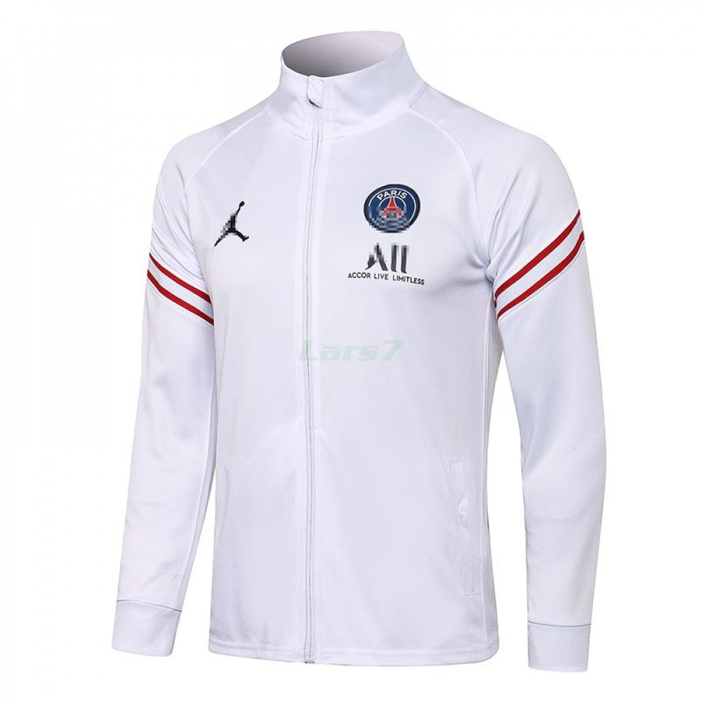 Chaqueta PSG 2021/2022 Cuello Alto Blanco