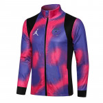 Chaqueta PSG 2021/2022 Cuello Alto Rosa/Púrpura