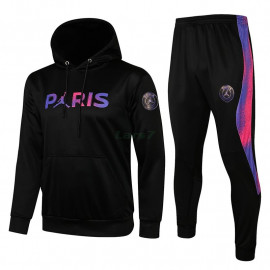 Sudadera PSG 2021/2022 Con Capucha Negro Marca Policromo 