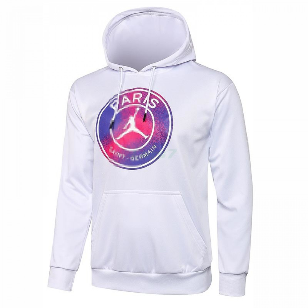 Sudadera PSG 2021/2022 Jordan Con Capucha Blanco