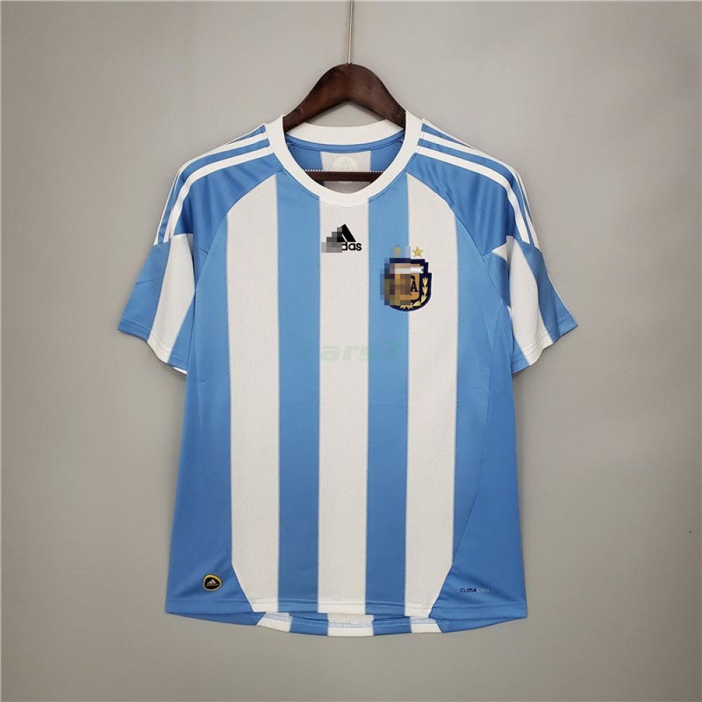 Camiseta Argentina 1ª Equipación Retro 2010