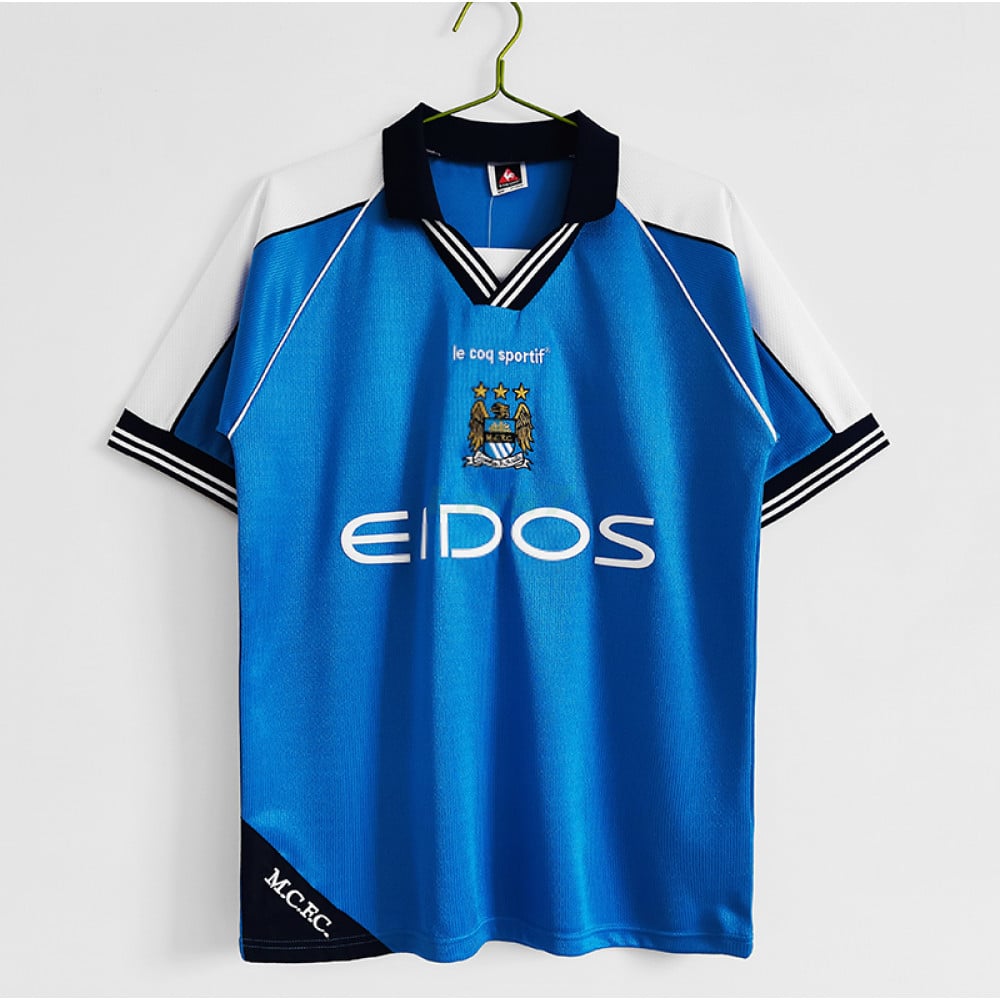Camiseta Manchester City 1ª Equipación Retro 1999/01