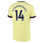 Camiseta Aubameyang 14 Arsenal 2ª Equipación 2021/2022