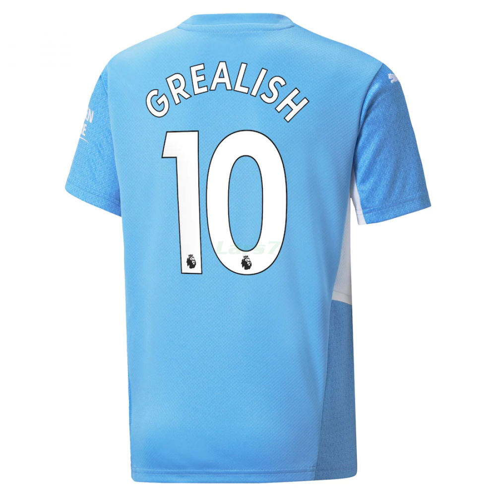 Camiseta Grealish 10 Manchester City 1ª Equipación 2021/2022