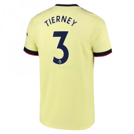 Camiseta Tierney 3 Arsenal 2ª Equipación 2021/2022
