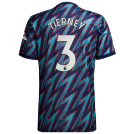 Camiseta Tierney 3 Arsenal 3ª Equipación 2021/2022
