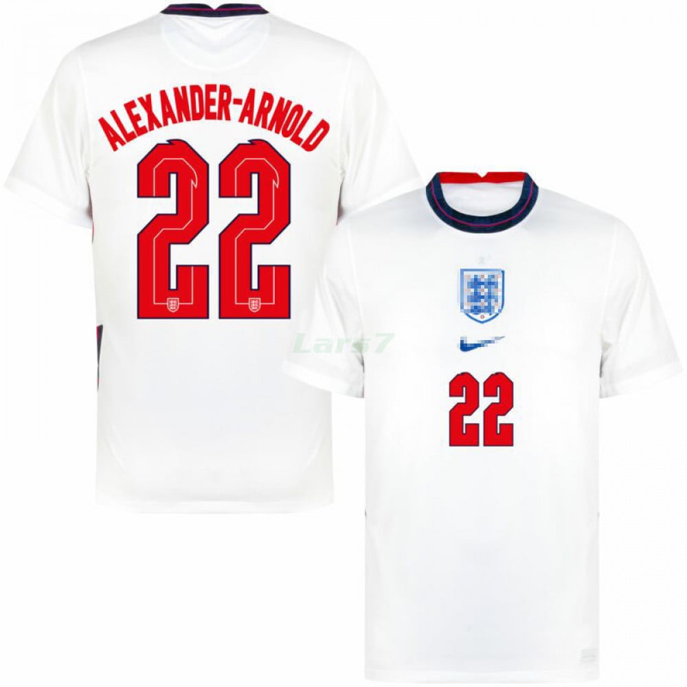 Camiseta Alexander-Arnold 22 Inglaterra 1ª Equipación 2021