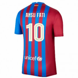 Camiseta Ansu Fati 10 Barcelona 1ª Equipación 2021/2022 