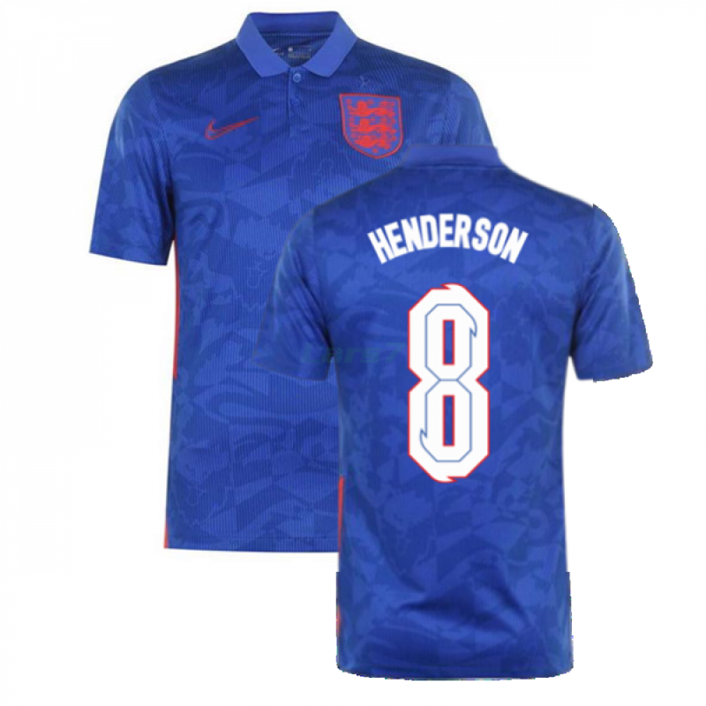 Camiseta Henderson 8 Inglaterra 2ª Equipación 2021