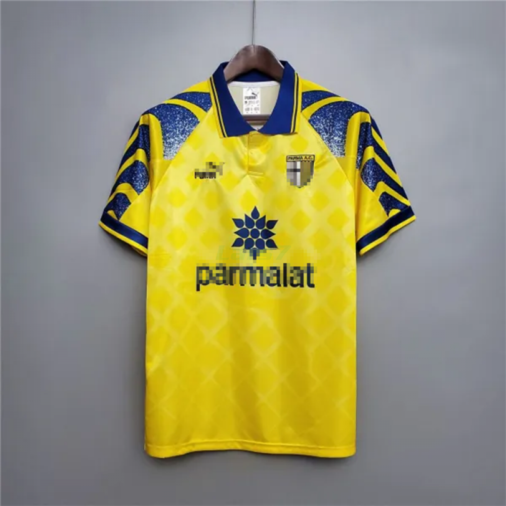 Camiseta Parma Calcio 3ª Equipación Retro 1995/1997 Amarillo
