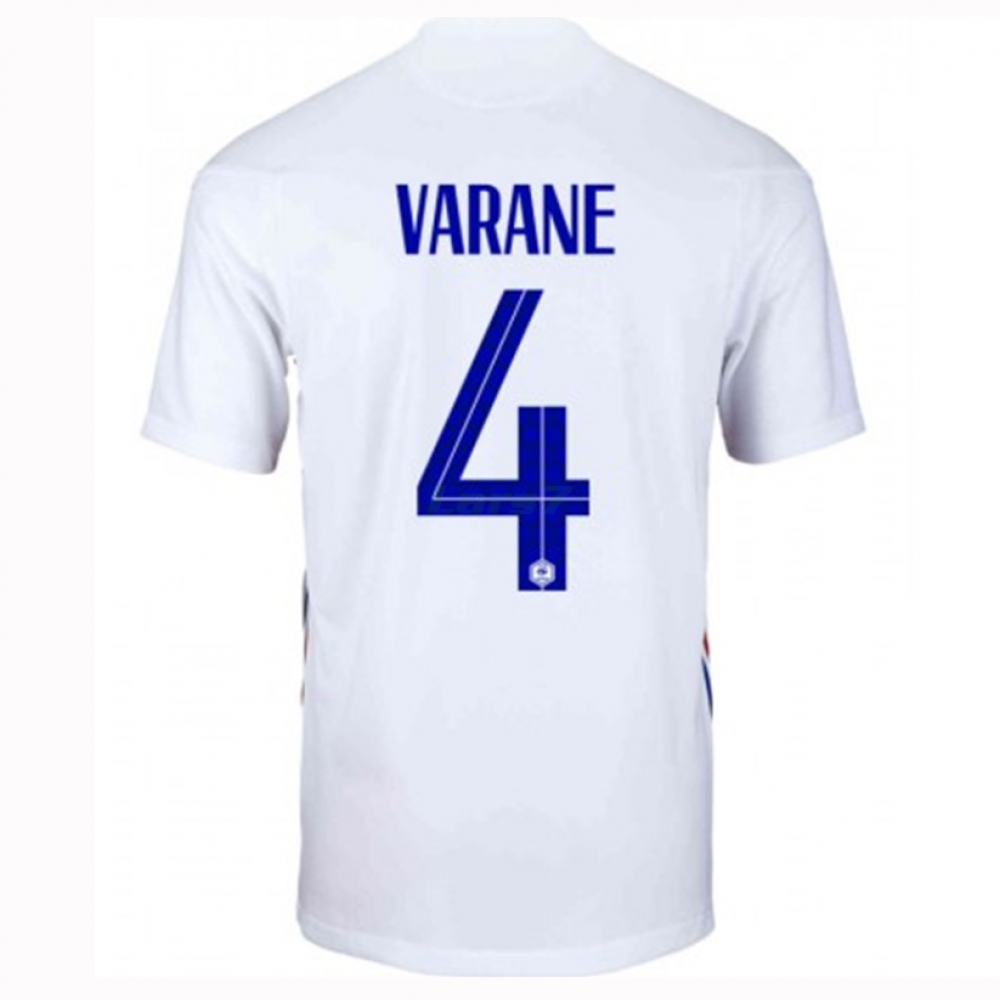 Camiseta Varane 4 Francia 2ª Equipación 2021