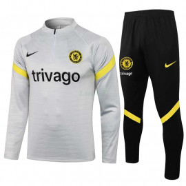 Sudadera De Entrenamiento Chelsea FC 2021/2022 Gris Claro