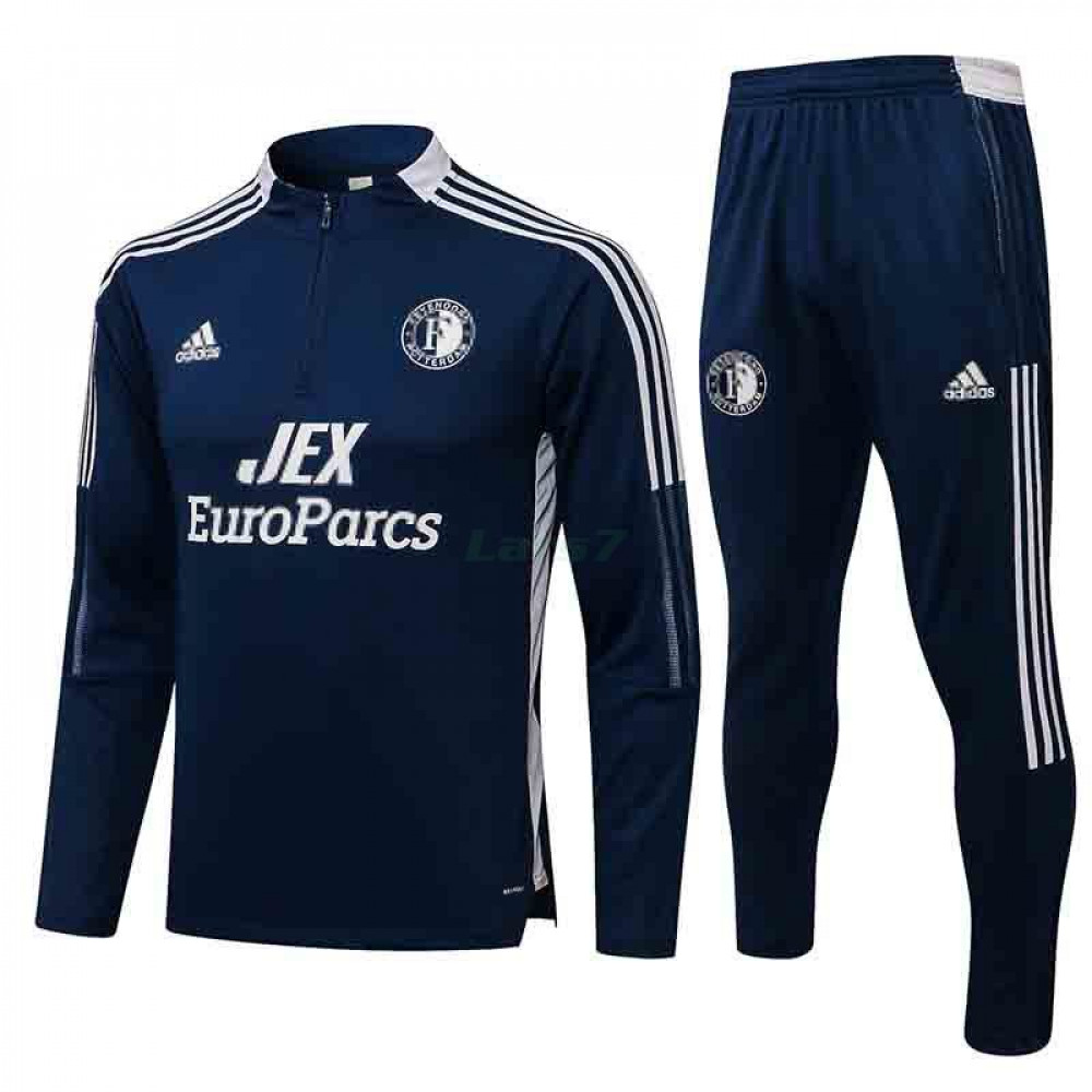 Sudadera De Entrenamiento Feyenoord 2021/2022 Kit Azul Oscuro