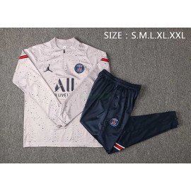 Sudadera De Entrenamiento PSG 2021/2022 Estampado Gris Claro 