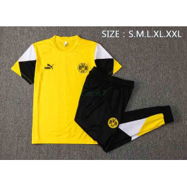 Camiseta De Entrenamiento Dortmund 2021/2022 Kit Amarillo Manga Blanco/Negro