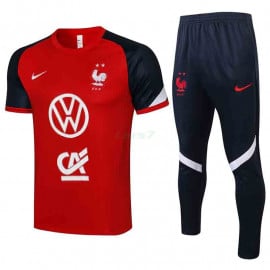 Camiseta De Entrenamiento Francia 2021/2022 Kit Rojo