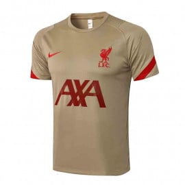 Camiseta De Entrenamiento Liverpool 2021/2022 Caqui