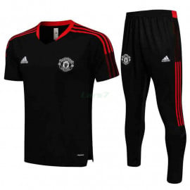 Camiseta De Entrenamiento Manchester United 2021/2022 Kit Negro