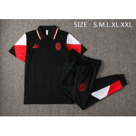 Polo AC Milan 2021/2022 Kit Negro