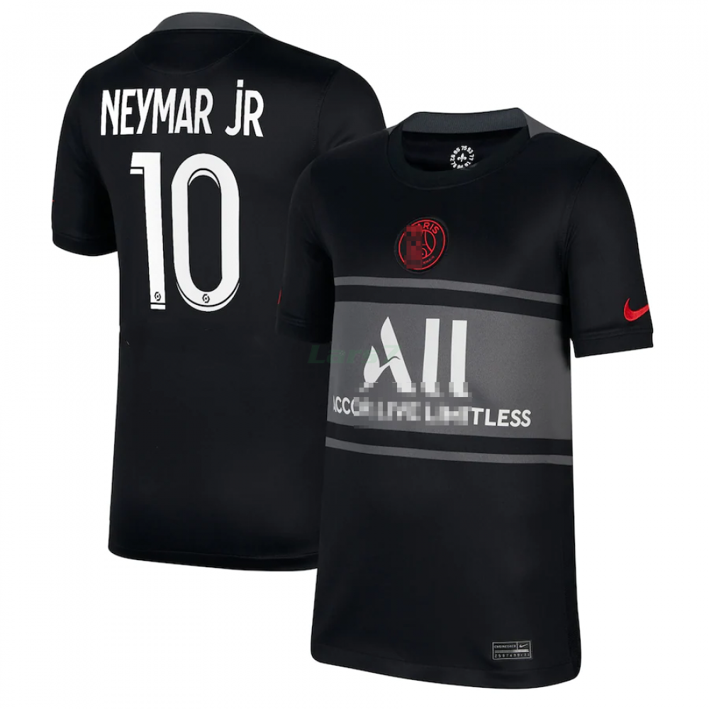 oído transferir Sistemáticamente Camiseta Neymar Jr 10 PSG Tercera Equipación 2021/2022 - LARS7.COM