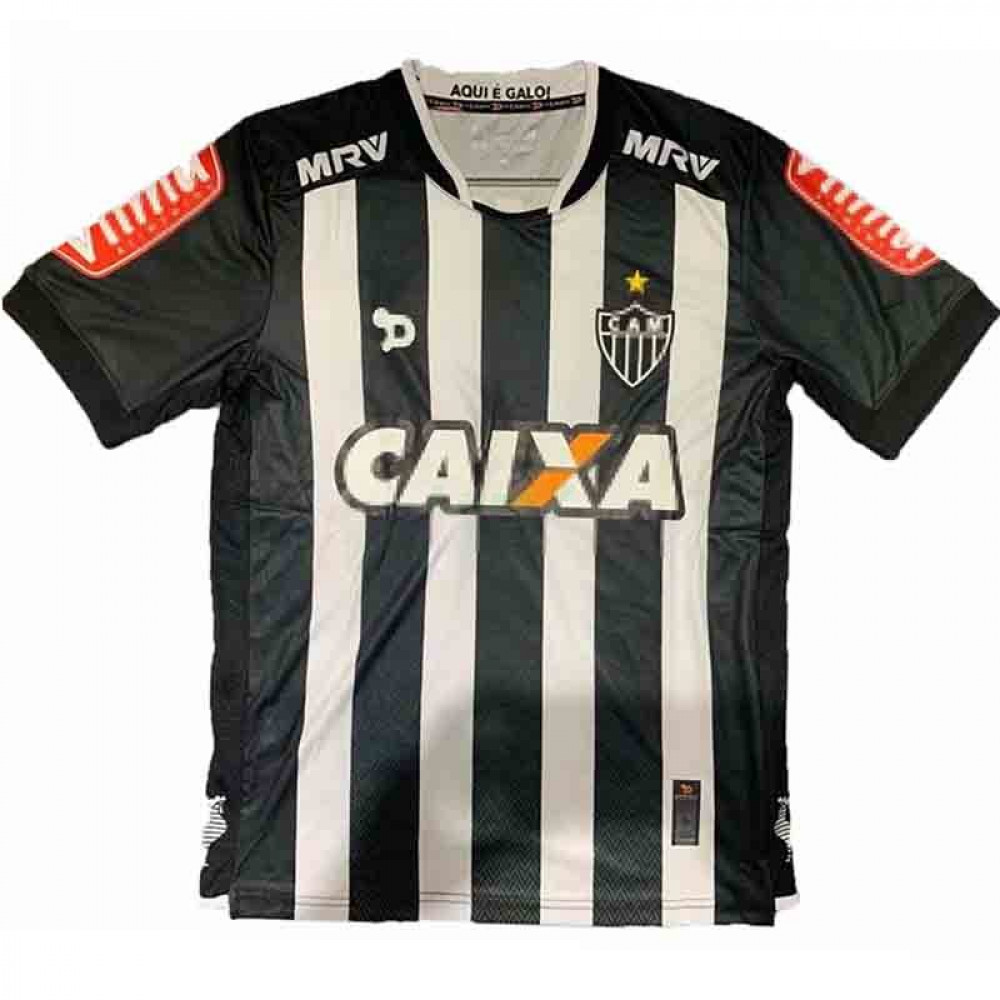 Camiseta Atlético Mineiro Retro Negro/Blanco