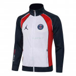 Chaqueta PSG 2021/2022 Jordan Cuello Alto Blanco/Azul