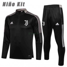 Sudadera De Entrenamiento Juventus 2021/2022 Niño Kit Gris Oscuro