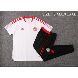 Camiseta de Entrenamiento Manchester United 2021/2022 Blanco