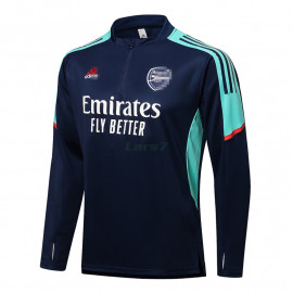 Sudadera de Entrenamiento Arsenal FC 2021/2022 Azul Marino/Verde