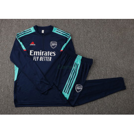 Sudadera de Entrenamiento Arsenal FC 2021/2022 Azul Marino/Verde