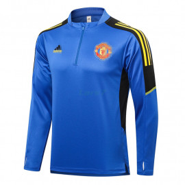 Sudadera de Entrenamiento Manchester United 2021/2022 UCL Azul