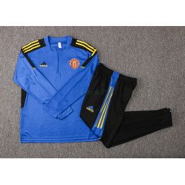 Sudadera de Entrenamiento Manchester United 2021/2022 UCL Azul