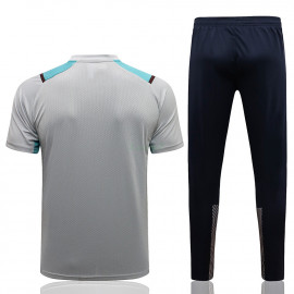 Camiseta de Entrenamiento Manchester City 2021/2022 Gris Claro