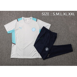 Camiseta de Entrenamiento Manchester City 2021/2022 Kit Gris Claro