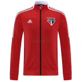 Chaqueta São Paulo 2021/2022 Cuello Alto Rojo