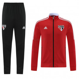 Chaqueta São Paulo 2021/2022 Cuello Alto Rojo