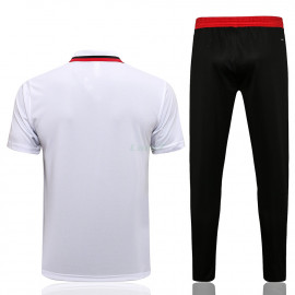 Polo Manchester United 2021/2022 Blanco/Rojo/Negro